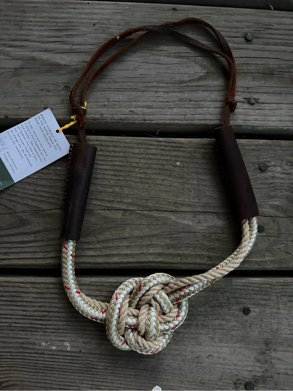 Wildwood Oyster Co. Nautical statement necklace